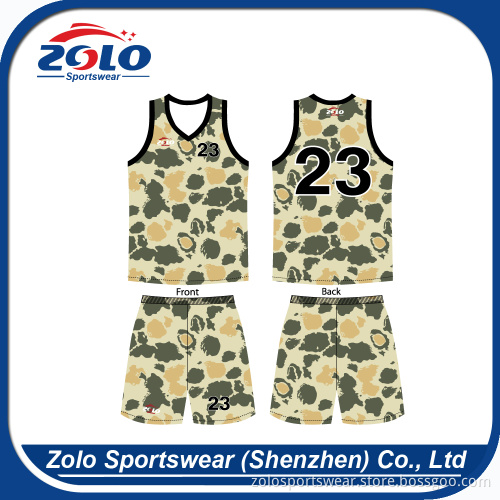 Approved manufacturer high quality elastane basketball jersey uniform